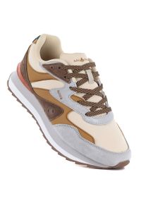 Skórzane półbuty sneakersy damskie brązowe McArthur MA253W. Okazja: na co dzień. Kolor: brązowy. Materiał: skóra. Styl: sportowy, casual #1