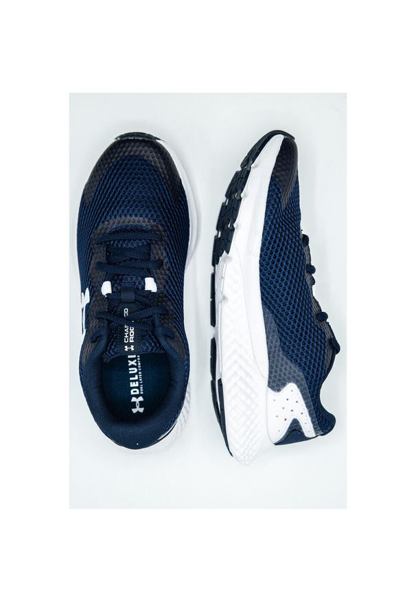 Buty do biegania męskie Under Armour Charged Rogue 3. Kolor: niebieski. Materiał: materiał, syntetyk, tkanina