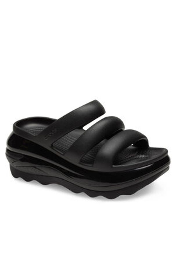 Crocs Klapki Mega Crush Triple Strap 209842 Czarny. Kolor: czarny