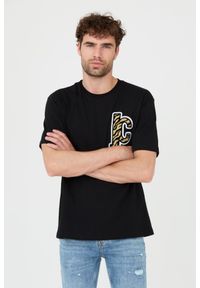 Just Cavalli - JUST CAVALLI T-shirt czarny R Patch Jc. Kolor: czarny #1