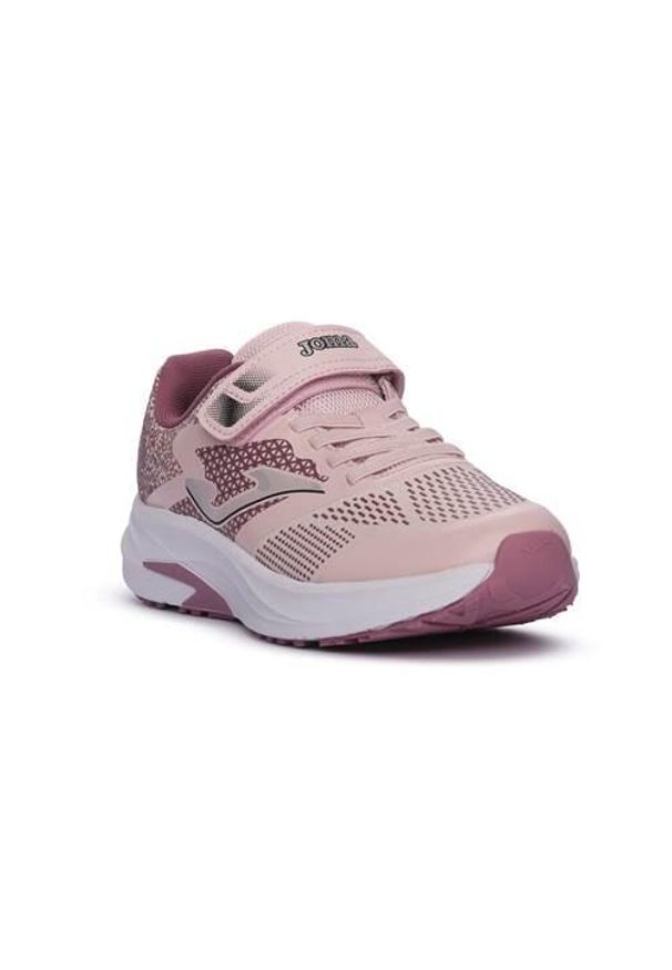 Buty do biegania dziecięce Joma Speed. Zapięcie: rzepy. Kolor: różowy. Materiał: tkanina, materiał, syntetyk. Szerokość cholewki: normalna
