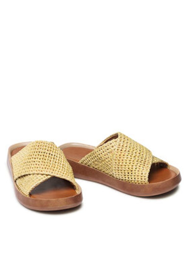 Jenny Fairy Klapki WS106-01 Beżowy. Kolor: beżowy