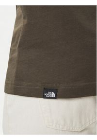The North Face T-Shirt Simple Dome NF0A87NG Brązowy Regular Fit. Kolor: brązowy. Materiał: bawełna #3