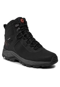 Merrell Trekkingi Vego Mid Ltr Wp J311538C Czarny. Kolor: czarny. Materiał: nubuk, skóra. Sport: turystyka piesza