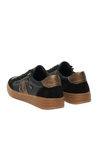 Remonte Sneakersy D2C04-03 Czarny. Kolor: czarny. Materiał: skóra