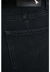 Patrizia Pepe jeansy damskie high waist. Stan: podwyższony. Kolor: czarny #4