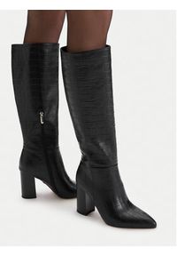 Nine West Kozaki CEO-RASHAAD-01 Czarny. Kolor: czarny. Materiał: materiał #4