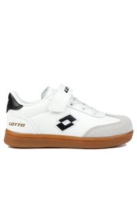 LOTTO - Buty dziecięce sportowe na rzep Lotto VINTAL M. Zapięcie: rzepy. Kolor: beżowy, szary, biały, wielokolorowy. Sport: turystyka piesza #1