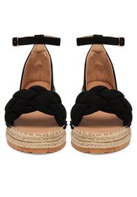 DeeZee Espadryle LE601-59 Czarny. Kolor: czarny. Materiał: materiał