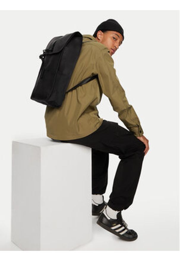 Rains Plecak Backpack W3 13000 Czarny. Kolor: czarny. Materiał: materiał