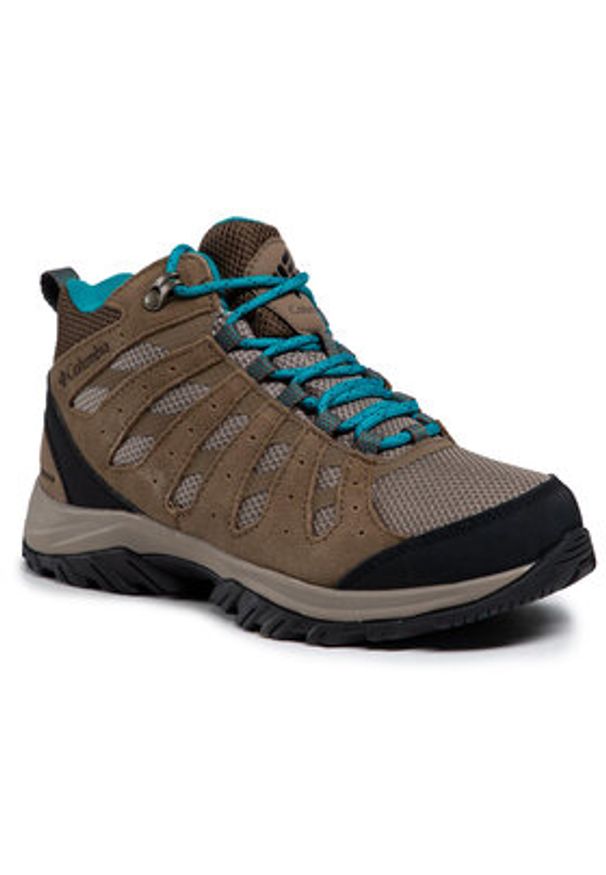 columbia - Columbia Trekkingi Redmond III Mid Waterproof BL0168 Brązowy. Kolor: brązowy. Materiał: zamsz, skóra