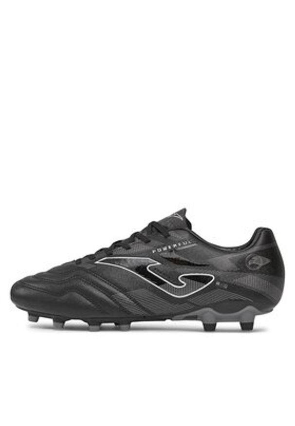 Joma Buty do piłki nożnej Powerful 2301 POWW2301FG Czarny. Kolor: czarny. Materiał: skóra