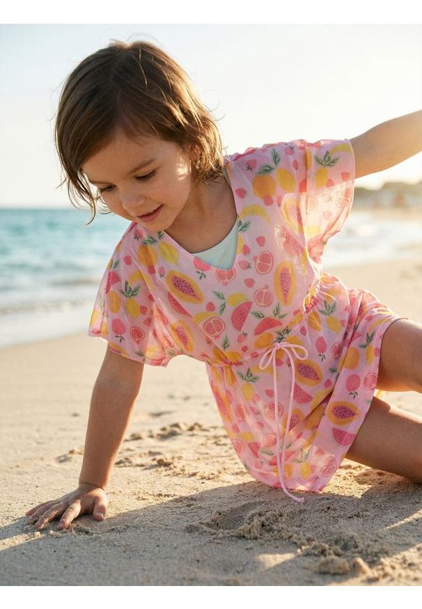 Sinsay - Ponczo plażowe z wiązaniem w owoce - wielobarwny