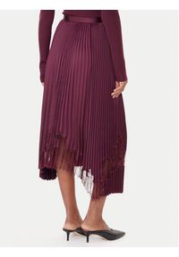 BOSS Spódnica plisowana Velacey 50546594 Fioletowy Regular Fit. Kolor: fioletowy. Materiał: syntetyk #5