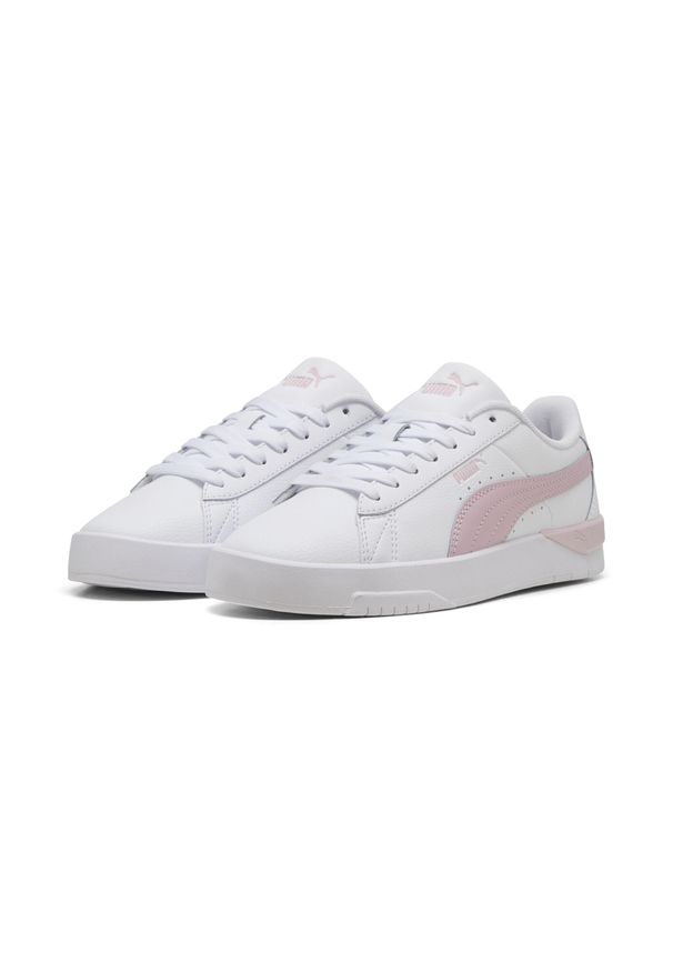 Puma - Damskie sneakersy Jada Classic PUMA White Rose Mauve Pink. Kolor: biały, różowy, wielokolorowy. Materiał: syntetyk. Szerokość cholewki: normalna. Sport: tenis