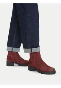 Lasocki Botki CEO-WI16-D-466-02 Bordowy. Kolor: czerwony. Materiał: zamsz, skóra #6