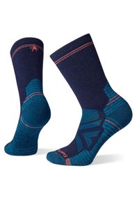 Skarpety Trekkingowe Damskie Smartwool Hike Full Cushion Crew Socks. Kolor: niebieski. Materiał: wełna. Sport: turystyka piesza