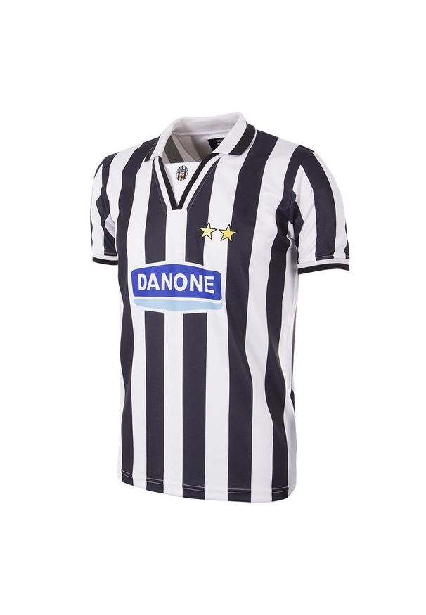 COPA FOOTBALL - Koszulka retro piłkarska dla dorosłych - Juventus 1994-95 - Czarny-Biały. Kolor: czarny. Sport: piłka nożna