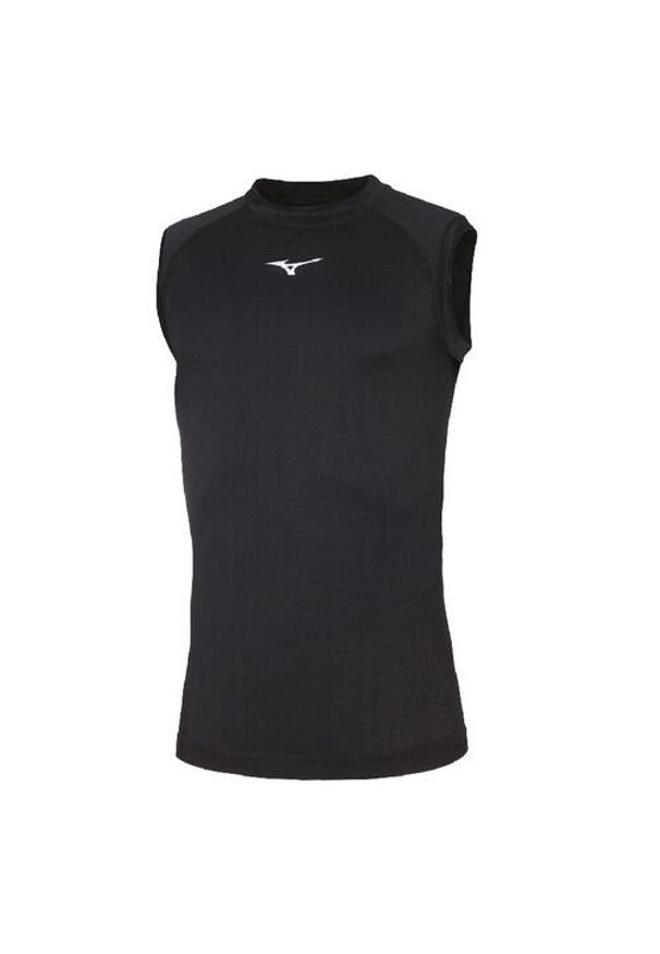 Obcisły tank top Mizuno Team Core. Kolor: czarny, biały, wielokolorowy. Sport: piłka nożna, fitness