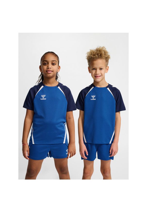 Koszulka dla dzieci Hummel Lead 2.0. Kolor: niebieski. Materiał: jersey