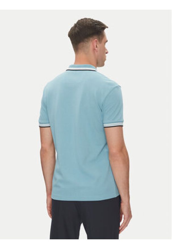 BOSS Polo Paddy 50469055 Niebieski Regular Fit. Typ kołnierza: polo. Kolor: niebieski. Materiał: bawełna