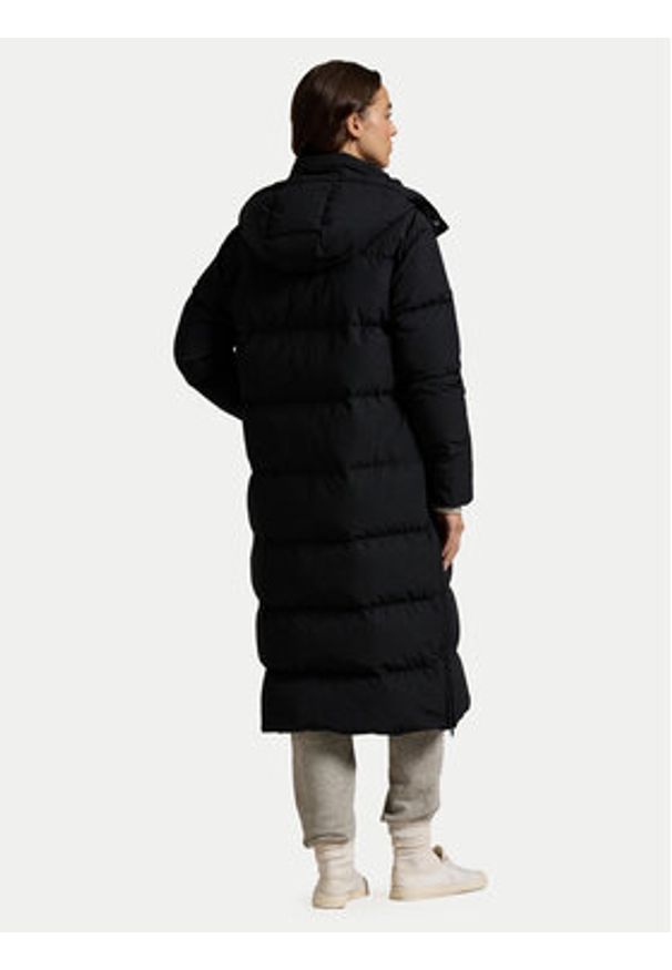 Polo Ralph Lauren Kurtka zimowa 211941005002 Czarny Regular Fit. Typ kołnierza: polo. Kolor: czarny. Materiał: bawełna, syntetyk. Sezon: zima