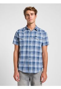 Lee - LEE MĘSKA KOSZULA SS WESTERN SHIRT ORION OMBRE 112364225