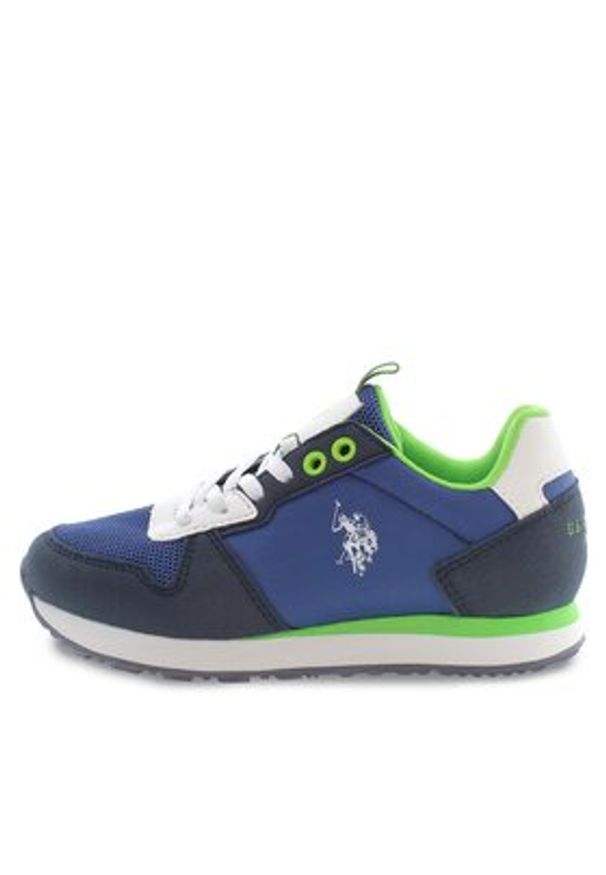 U.S. Polo Assn. Sneakersy Nobik NOBIK008 Niebieski. Kolor: niebieski. Materiał: materiał