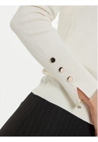 Liu Jo Golf WF4008 MS49I Écru Regular Fit. Typ kołnierza: golf. Materiał: wiskoza #4