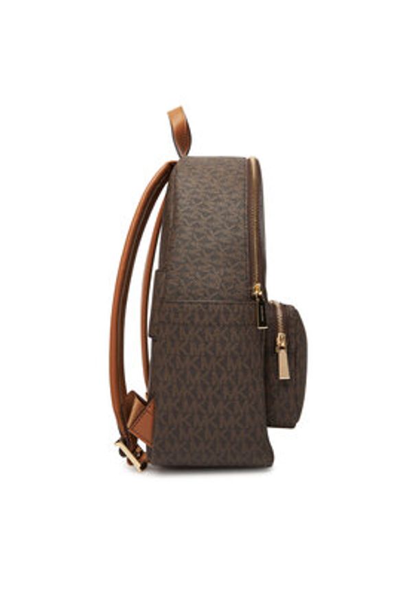 MICHAEL Michael Kors Plecak Tanner 30T5GTNB2B Brązowy. Kolor: brązowy. Materiał: skóra