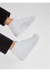 Adidas - adidas Buty Nizza Platform Mid W FY2782 Biały. Kolor: biały. Materiał: materiał. Obcas: na platformie #5
