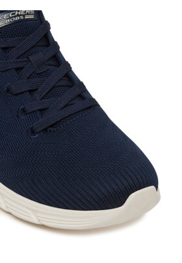 skechers - Skechers Sneakersy Bobs B Flex Lo-Graceful Stride 117591/NVY Granatowy. Kolor: niebieski. Materiał: materiał