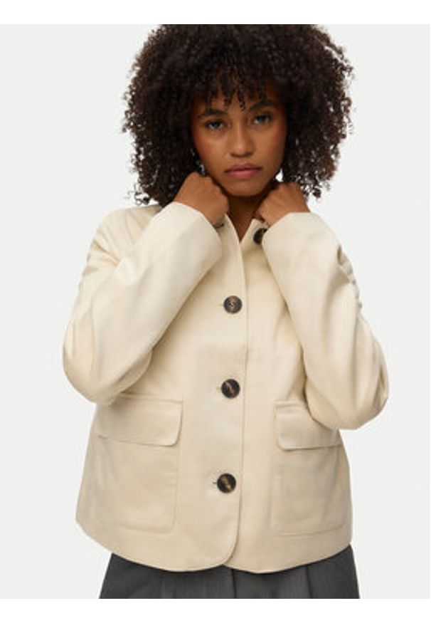 Vero Moda Kurtka przejściowa Jose Kelly 10338632 Beżowy Regular Fit. Kolor: beżowy. Materiał: syntetyk