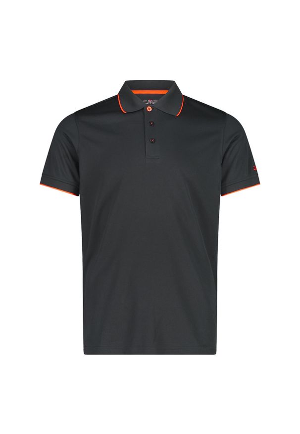 Koszulka męska turystyczna CMP 39T5807. Typ kołnierza: polo. Kolor: brązowy, wielokolorowy, szary