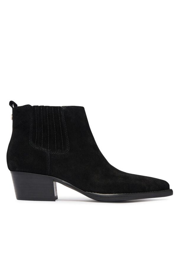 Guess Sztyblety FLTWYI SUE10 Czarny. Kolor: czarny. Materiał: zamsz, skóra