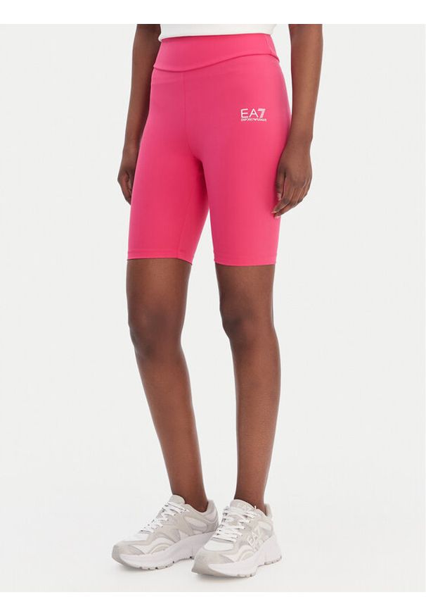 EA7 Emporio Armani Kolarki 7W000511 AF12625 UA277 Różowy Slim Fit. Kolor: różowy. Materiał: syntetyk