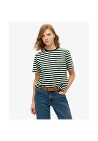 Superdry - Koszulka jednokolorowa Country Club. Kolor: zielony. Materiał: bawełna #1