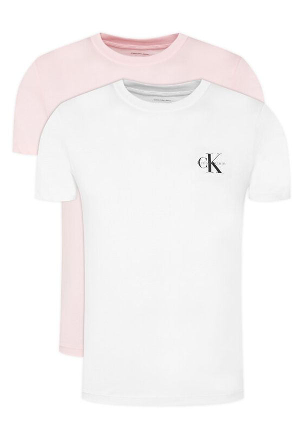 Calvin Klein Jeans Komplet t-shirtów LV047C905G Kolorowy Regular Fit. Materiał: bawełna. Wzór: kolorowy