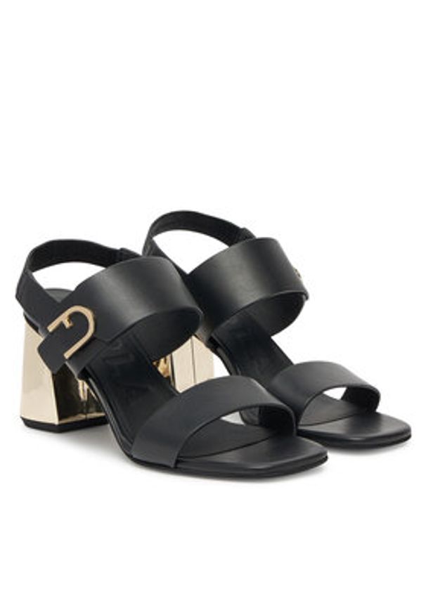 Furla Sandały Chic YJ42HIC A.0203 0455S Czarny. Kolor: czarny. Materiał: skóra