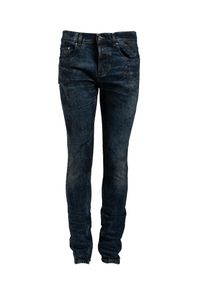 Les Hommes Jeansy | LKD320 512U | 5 Pocket Slim Fit Jeans | Mężczyzna | Niebieski. Kolor: niebieski. Wzór: aplikacja #2