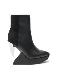 United Nude Botki Edge Bootie 1085622916 Czarny. Kolor: czarny. Materiał: skóra #1