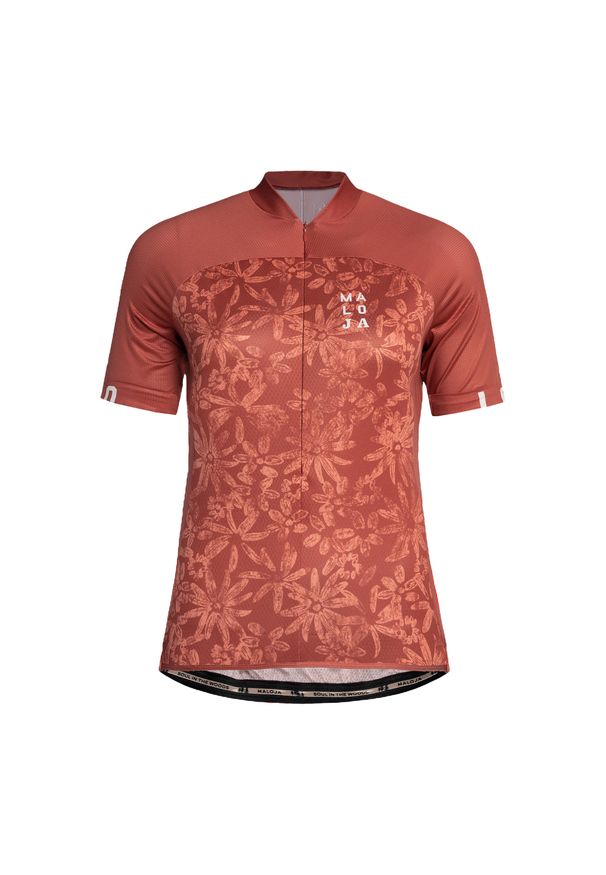 Koszulka rowerowa damska Maloja EnvaliraM 1/2. Kolor: pomarańczowy. Sport: kolarstwo