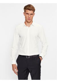 BOSS - Boss Koszula P-Hank-S-Kent-C1-222 50503554 Biały Slim Fit. Typ kołnierza: kołnierzyk klasyczny. Kolor: biały. Materiał: syntetyk #1