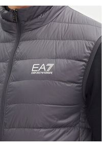 EA7 Emporio Armani Kamizelka 8NPQ06 PNGPZ U8115 Szary Regular Fit. Kolor: szary. Materiał: syntetyk