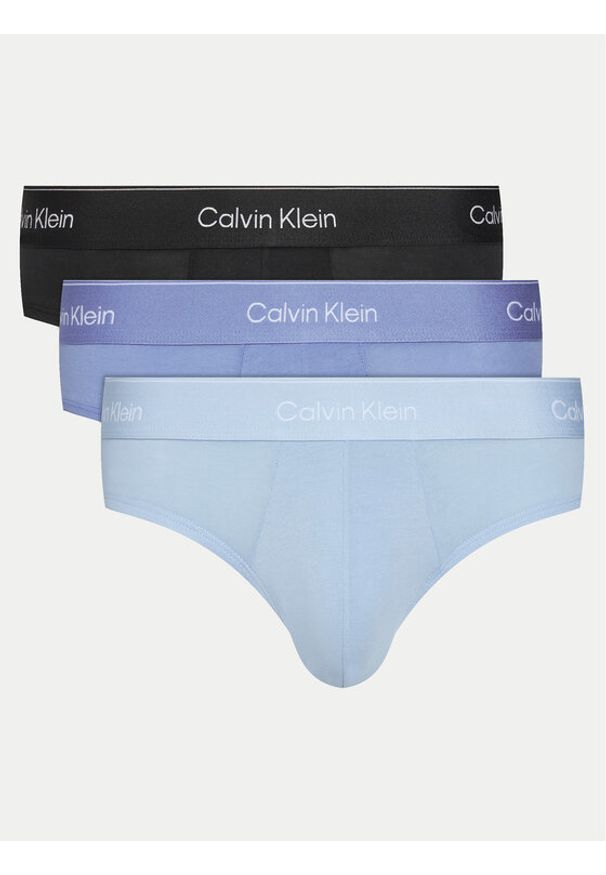 Calvin Klein Underwear Komplet 3 par slipów LV00NB4388 Kolorowy. Materiał: bawełna. Wzór: kolorowy