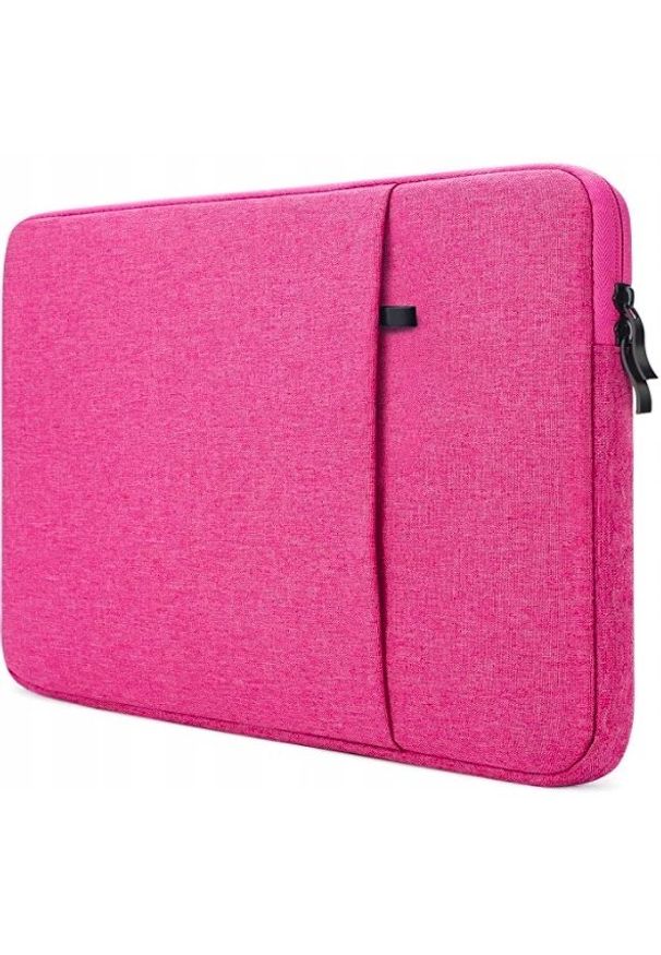 NoName - ETUI POKROWIEC Z KIESZENIĄ LAPTOP MACBOOK PRO AIR 13.3" RÓŻOWY. Kolor: różowy