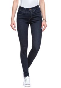 Wrangler - WRANGLER HIGH RISE SKINNY RINSEWASH W27HLU023. Stan: podwyższony #9