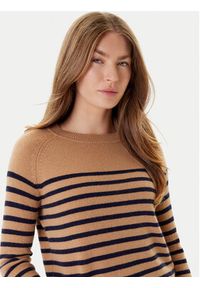 Marella Sweter Pace 2523366244 Brązowy Regular Fit. Kolor: brązowy. Materiał: kaszmir #4