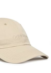 Calvin Klein Czapka z daszkiem Titlecase Embroidery Baseball Ca LV04D5003G Beżowy. Kolor: beżowy. Materiał: bawełna #2