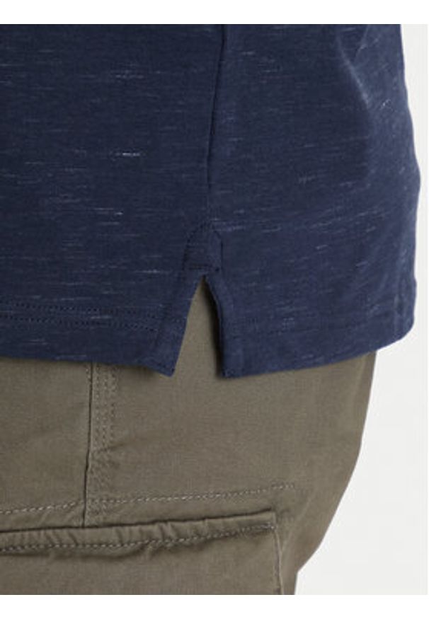 Quiksilver Polo EQYKT04420 Granatowy Regular Fit. Typ kołnierza: polo. Kolor: niebieski. Materiał: bawełna